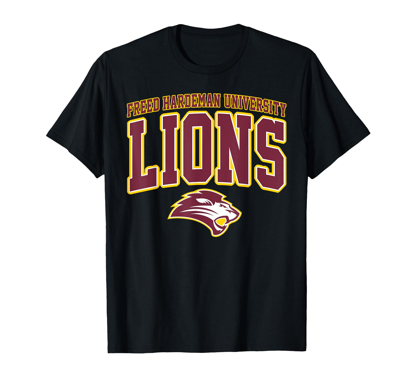 Freed-Hardeman University Lions Arch Vintage Sports Design T-Shirt
