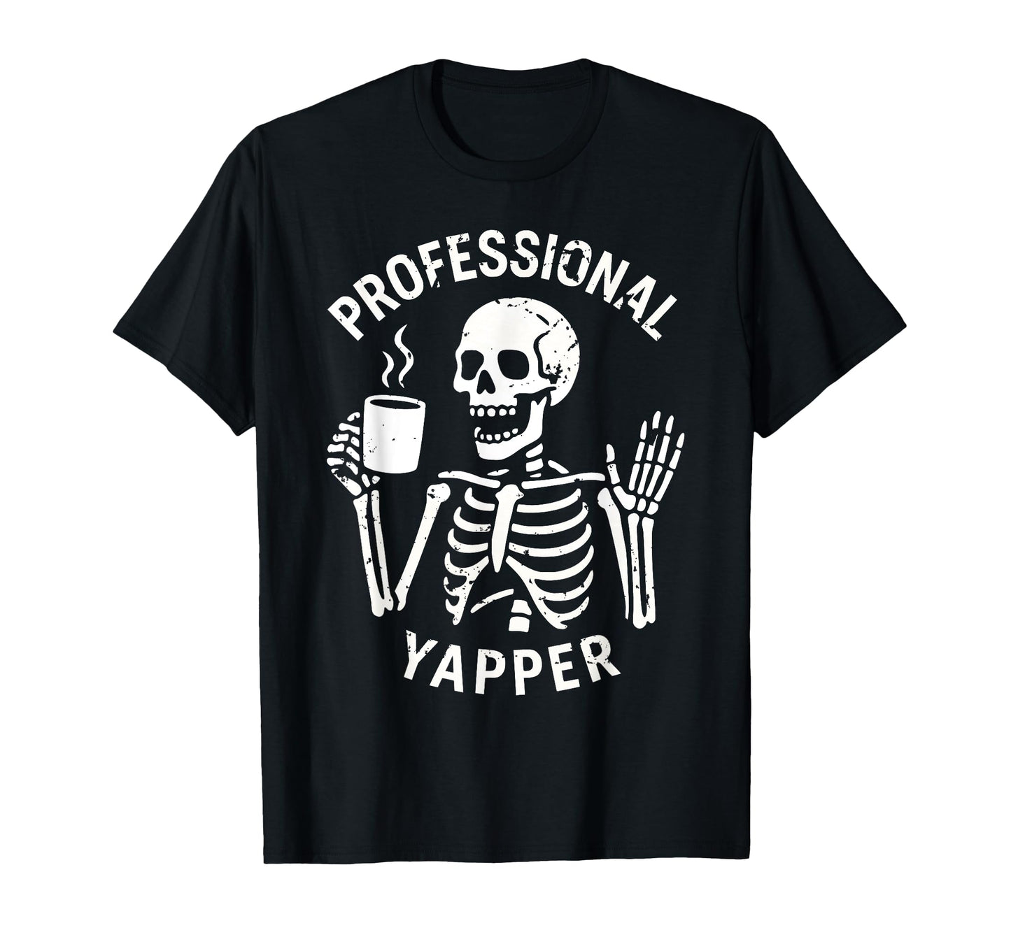 Professional Yapper Shirt Funny Skeleton Speech Therapist T-Shirt