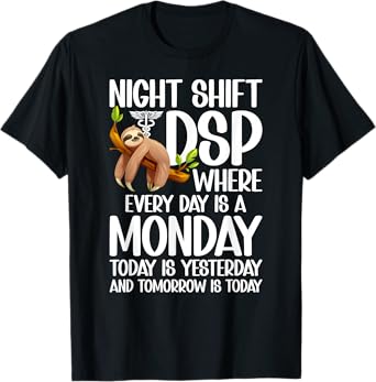 Night Shift DSP Direct Support Professional Appreciation T-Shirt