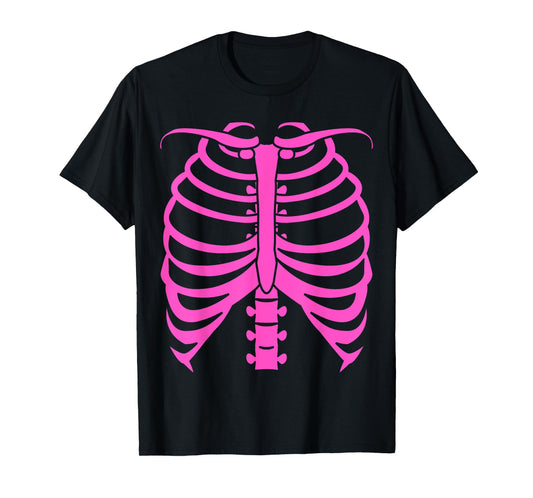 Hot Pink Skeleton T-Shirt