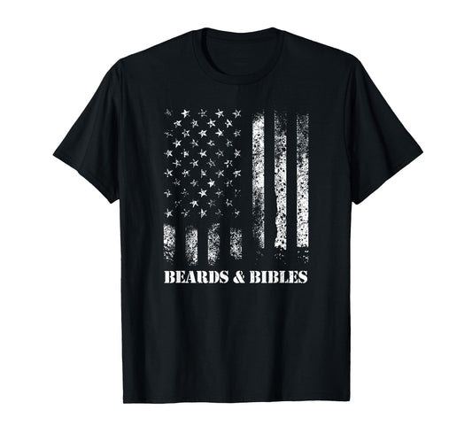 Beards & Bibles Funny Beard Christian T-Shirt