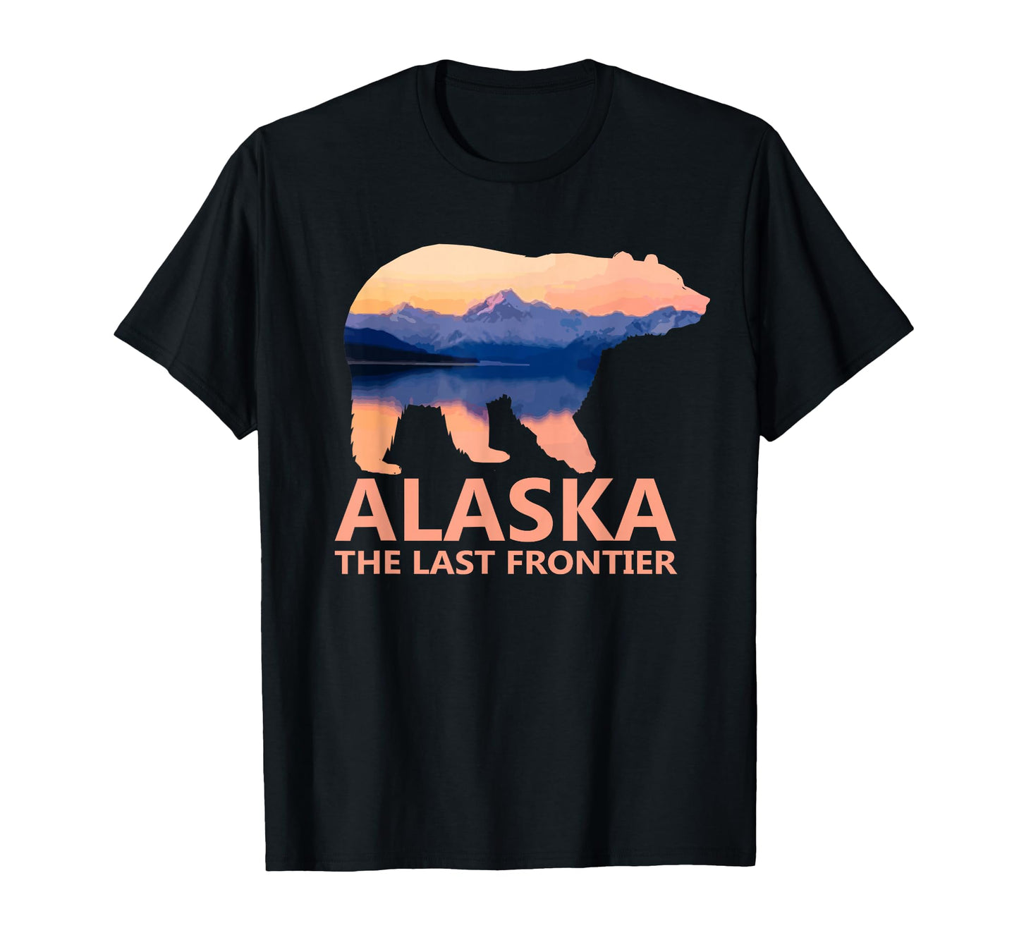 Alaska The Last Frontier Grizzly Bear Lake Gift T-Shirt