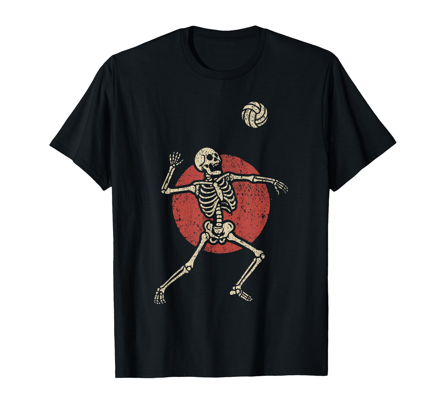 Skeleton Volleyball Player Halloween T-Shirt