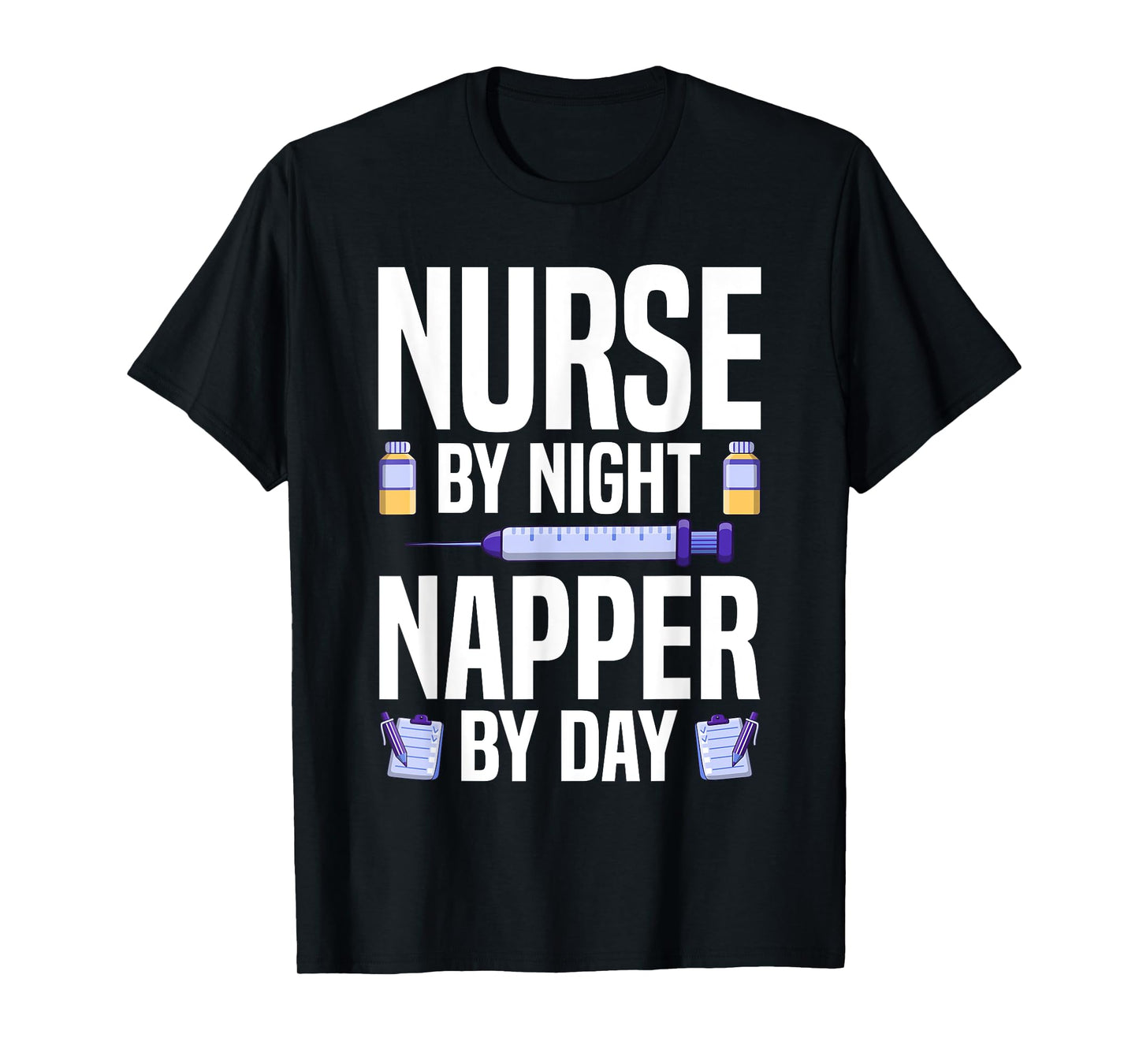 Night Shift Nurse by Night Funny Nursing T-Shirt