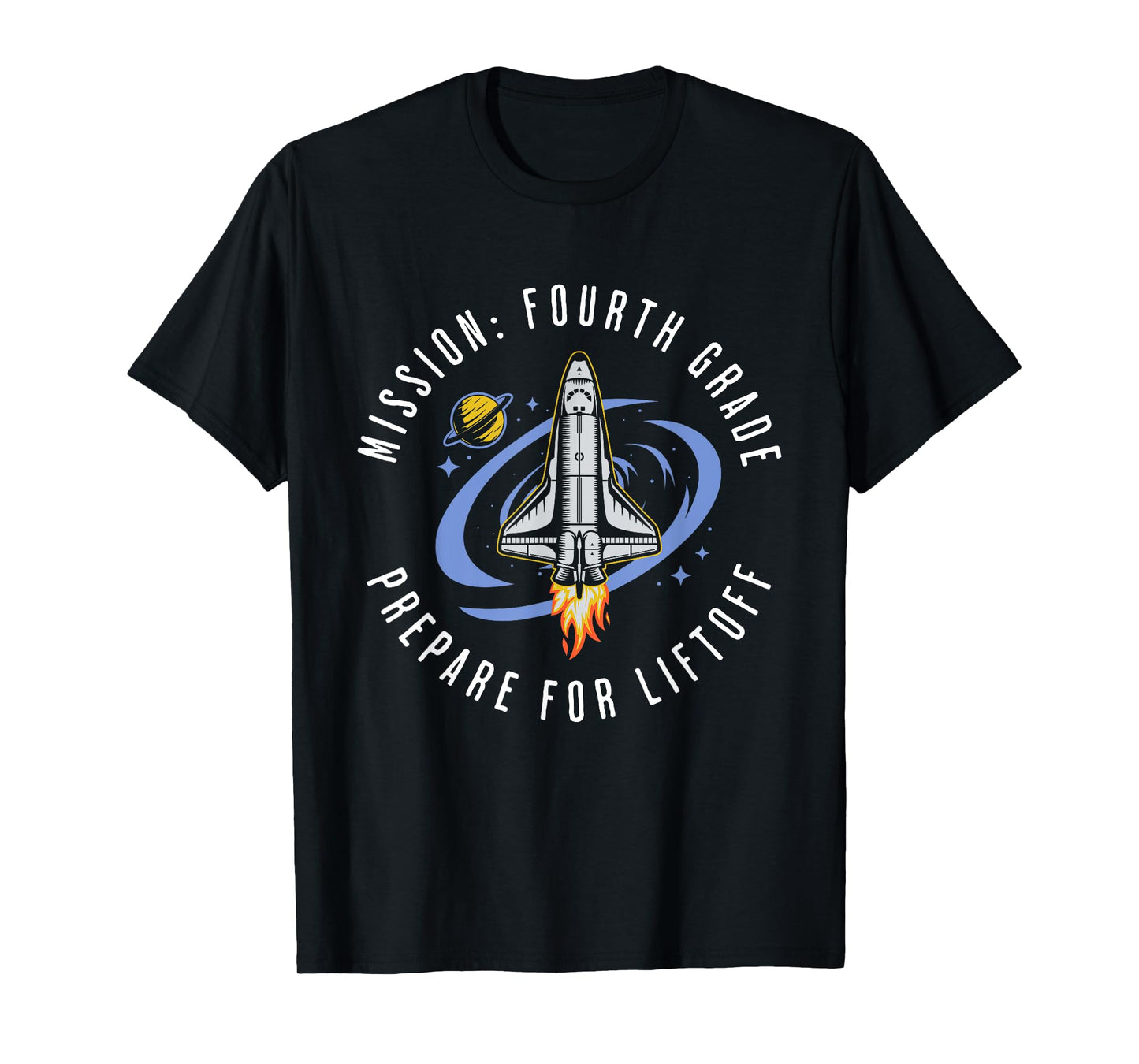 Mission Fourth Grade Space Rocket Back To School VI T-Shirt