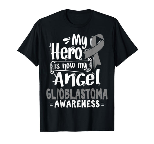 Glioblastoma Multiforme Awareness Tee - Gray Ribbon T-Shirt