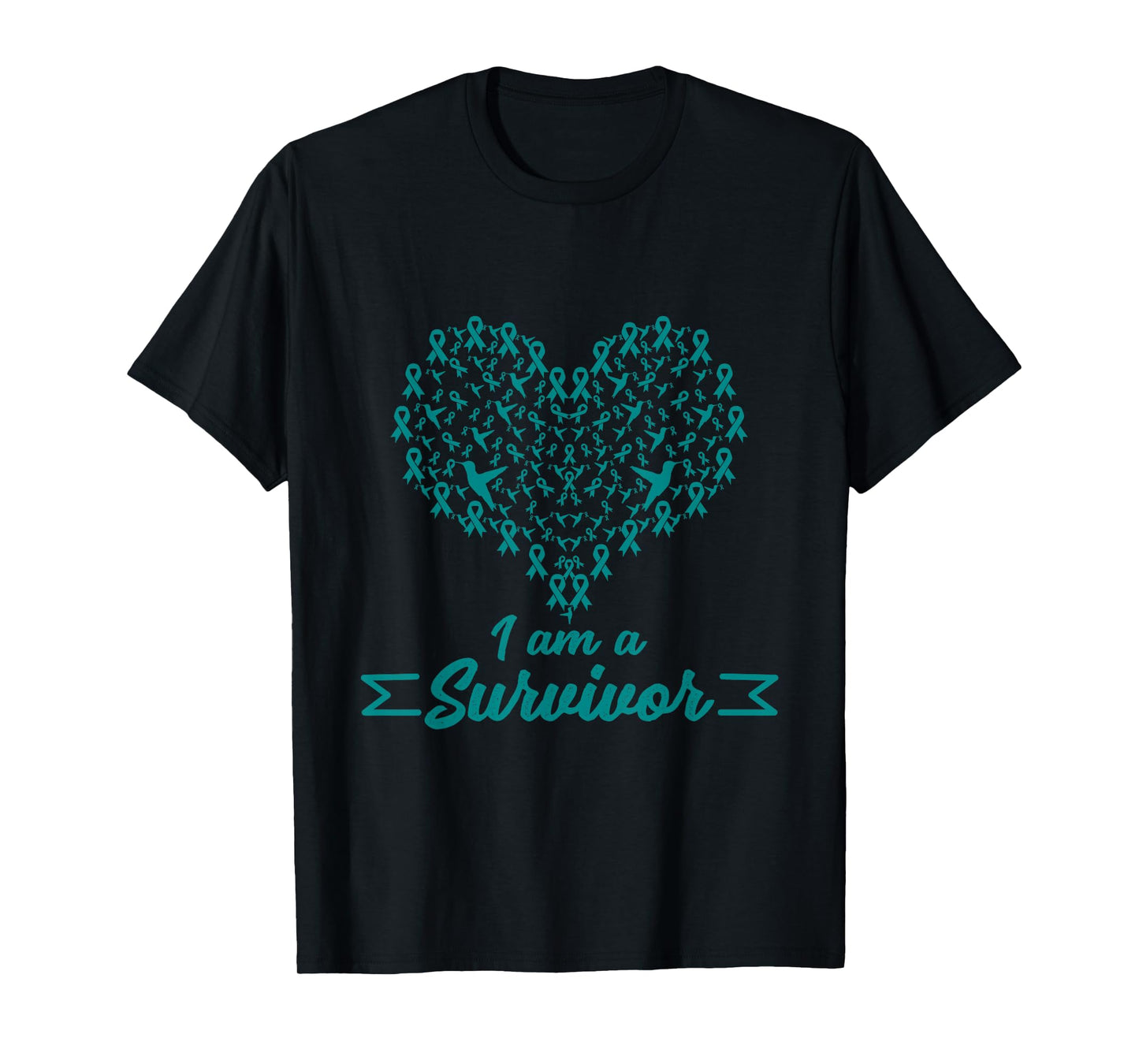 Cancer Survivor Gift Idea Cervical Cancer Awareness T-Shirt