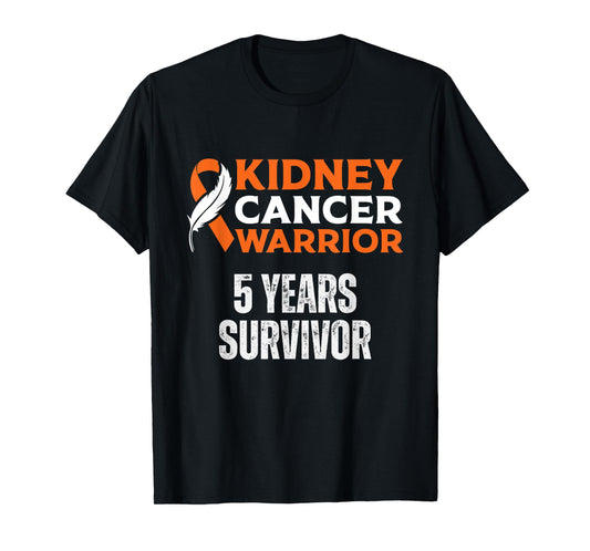 5 Years Kidney Cancer Free Survivor T-Shirt