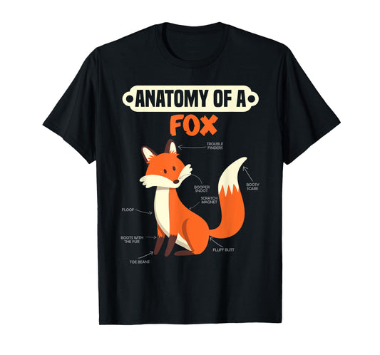 Anatomy of a fox T-Shirt