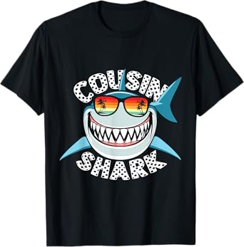 Cousin Shark Sea Animal Underwater Shark Lover T-Shirt