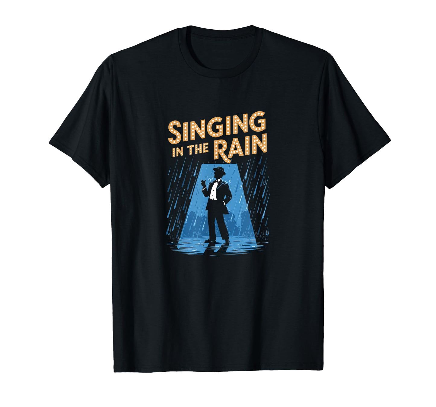 Singing in the Rain Retro Musical Theatre Tap Dance Broadway T-Shirt