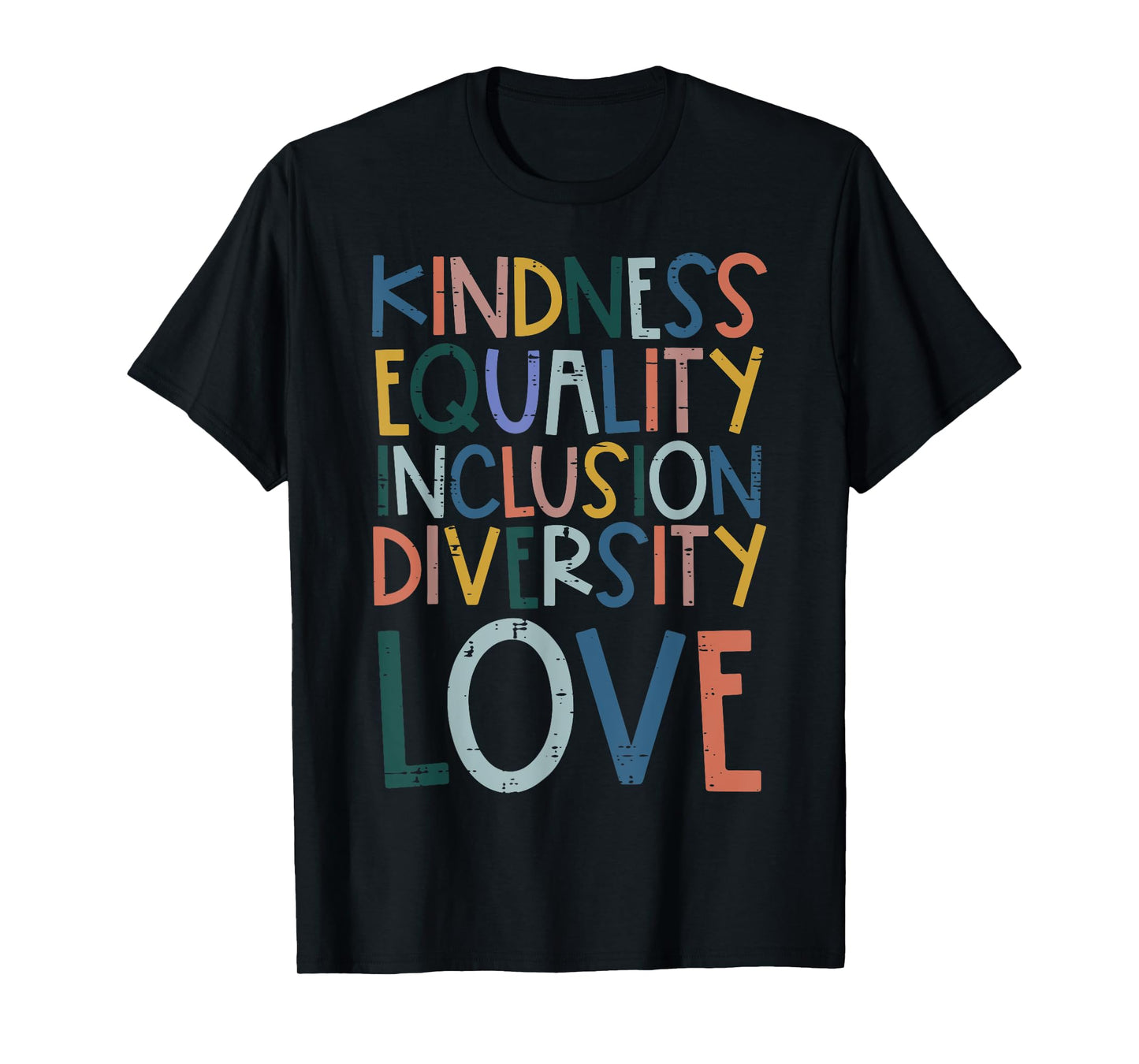 Teacher Kindness Equality Inclusion Love Sped Women Men T-Shirt