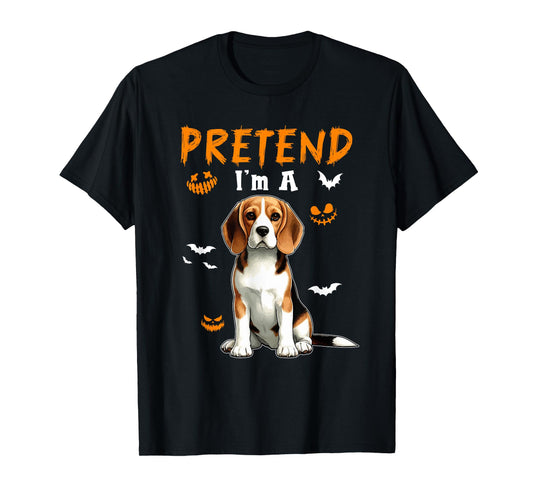 Pretend I'm A Beagle Halloween Costume Owner Kids Family T-Shirt
