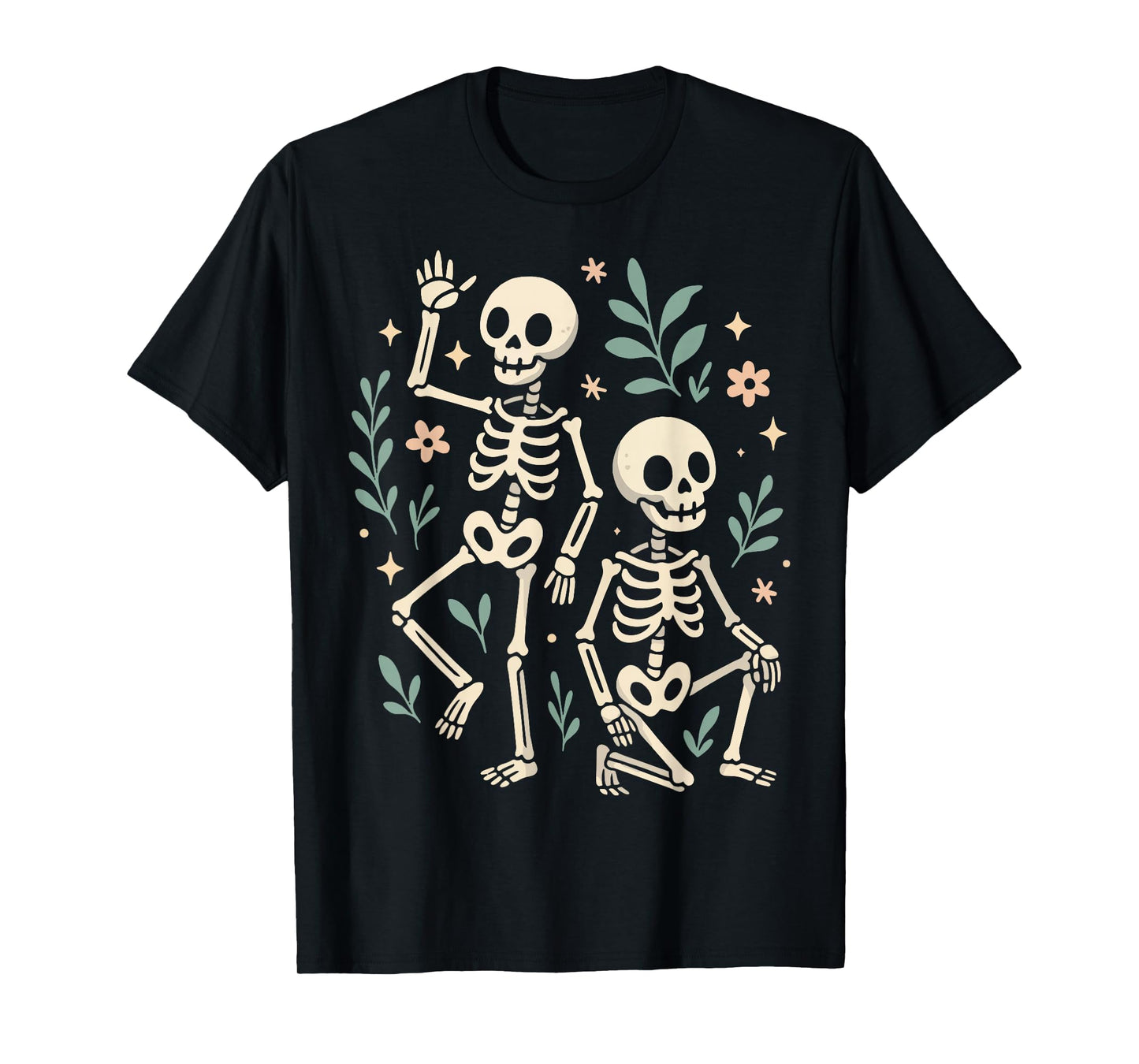 Funny Halloween Costumes for Men& Women Skeletons Spooky T-Shirt