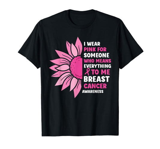 Cute in October We Wear Pink Women Breast Cancer Awareness T-Shirt