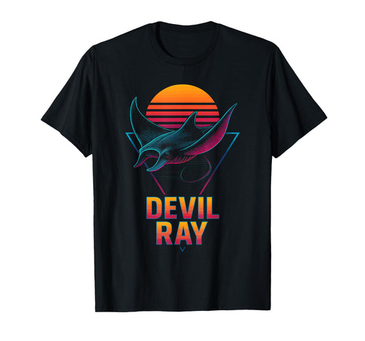 Devil ray Retro T-Shirt