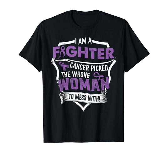 I Am Fighter Leiomyosarcoma Cancer Awareness Item for Women T-Shirt