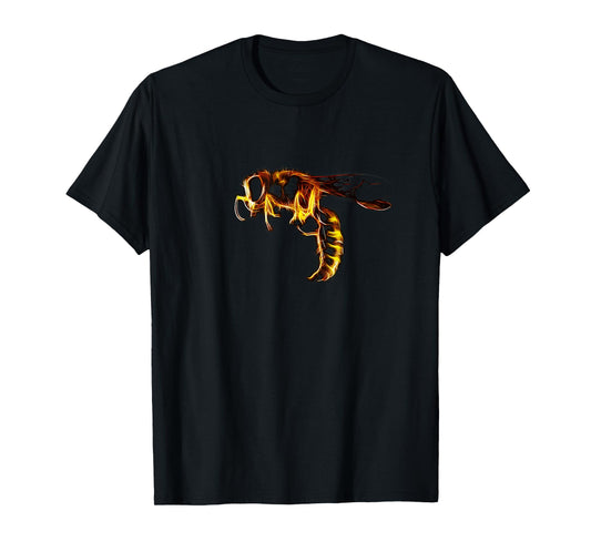 Abstract Yellow-Jacket Hornet Wasp T-Shirt