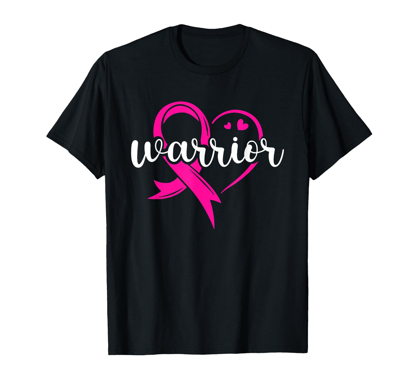 Warrior Pink Ribbon Breast Cancer Fighter T-Shirt