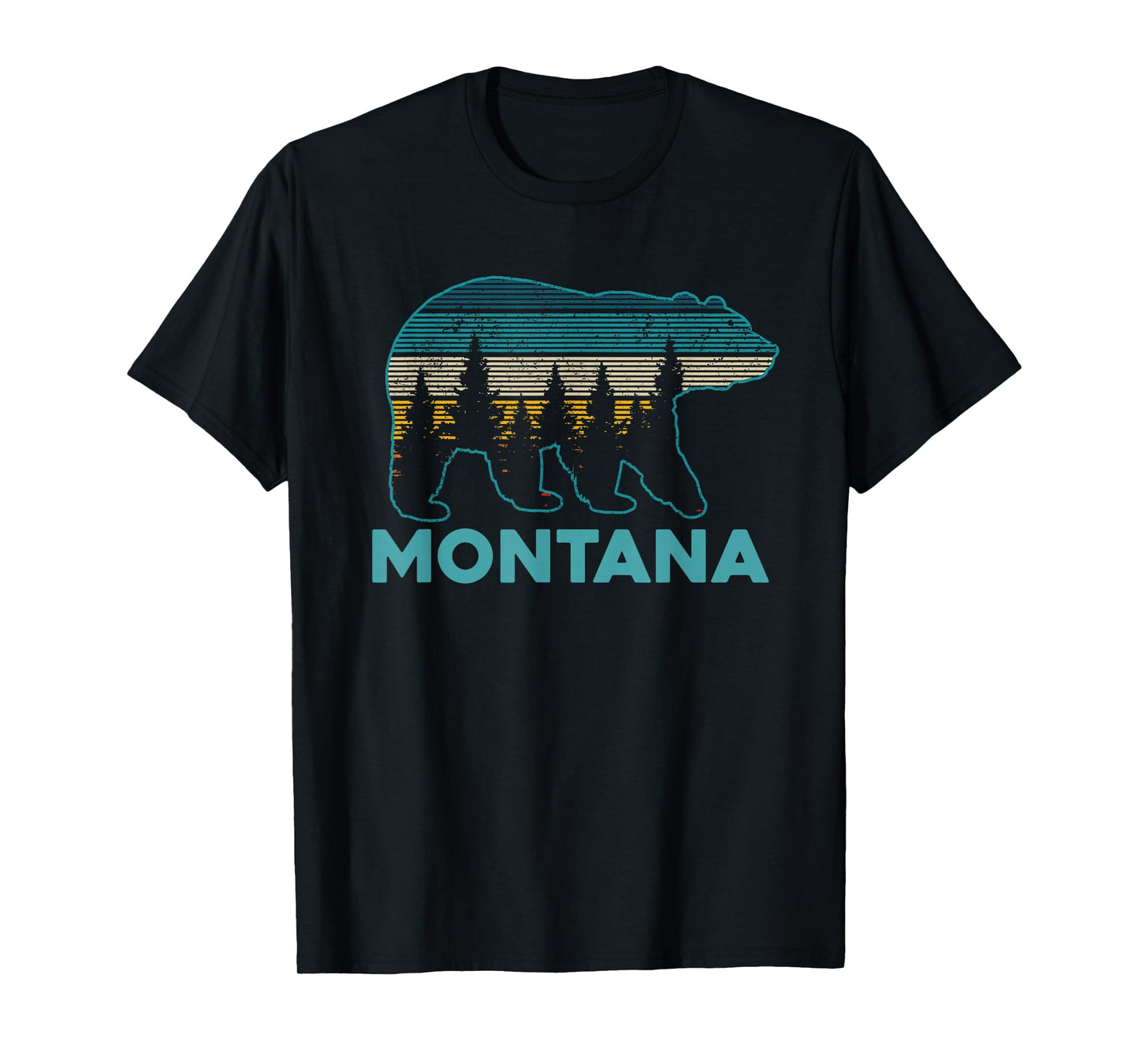 Montana Grizzly Bear Souvenir T-Shirt