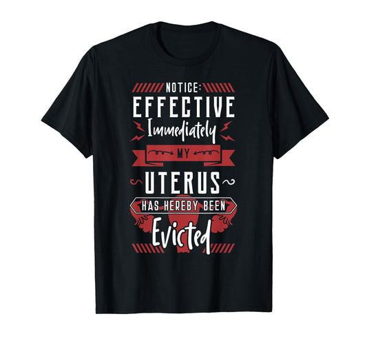 Uterus Evicted Hysterectomy Supracervical Cervix Surgery T-Shirt