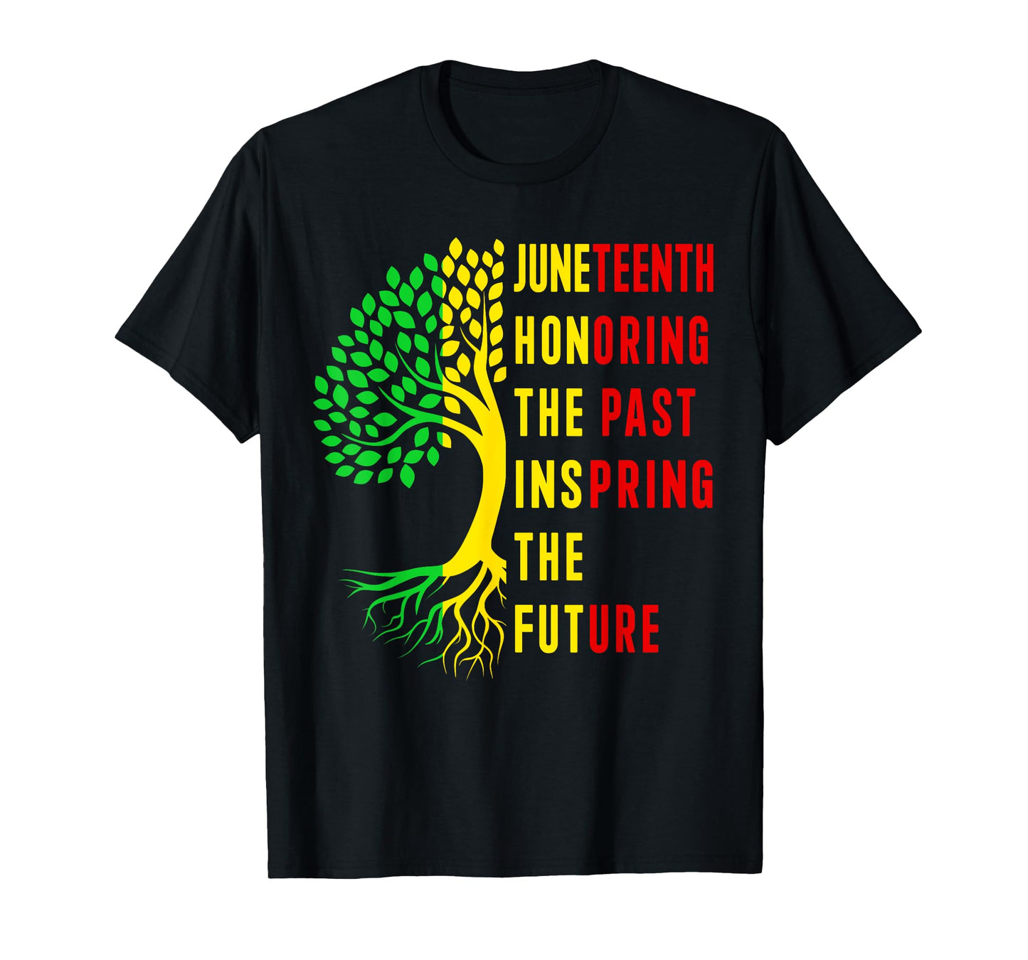 Honoring The Past Inspiring The Future Juneteenth Teacher T-Shirt