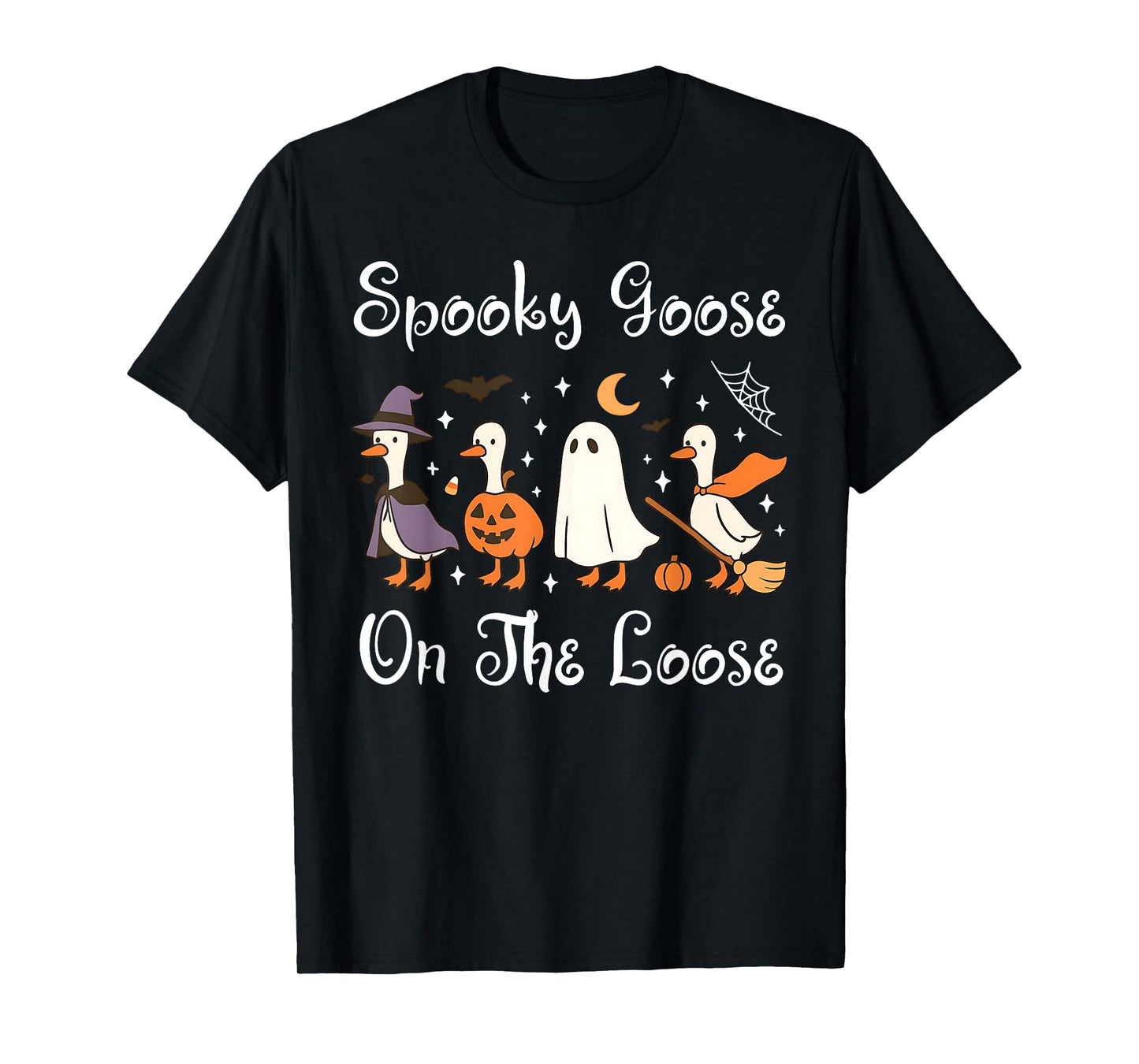 Spooky Goose on The Loose Halloween T-Shirt