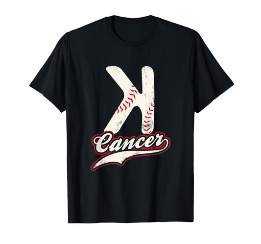 StriKe Out Cancer T-Shirt Trendy Baseball Shirt To Support T-Shirt