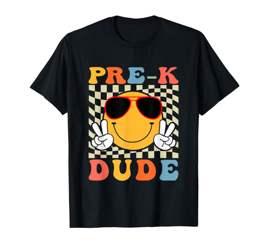 1st Day First Day of Pre-k Dude Back To School Pre-k Boys T-Shirt