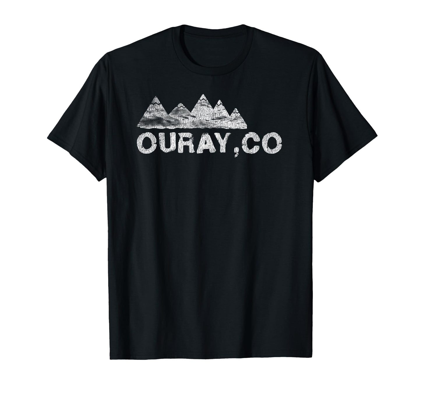 Cool Retro Grunge Ouray CO T-shirt