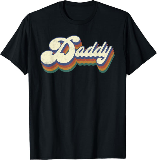 Daddy Gifts Retro Vintage Father's Day Daddy T-Shirt