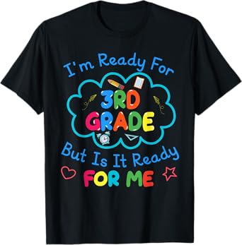 First Day of School 3rd Grade Boys Girls Back to School T-Shirt