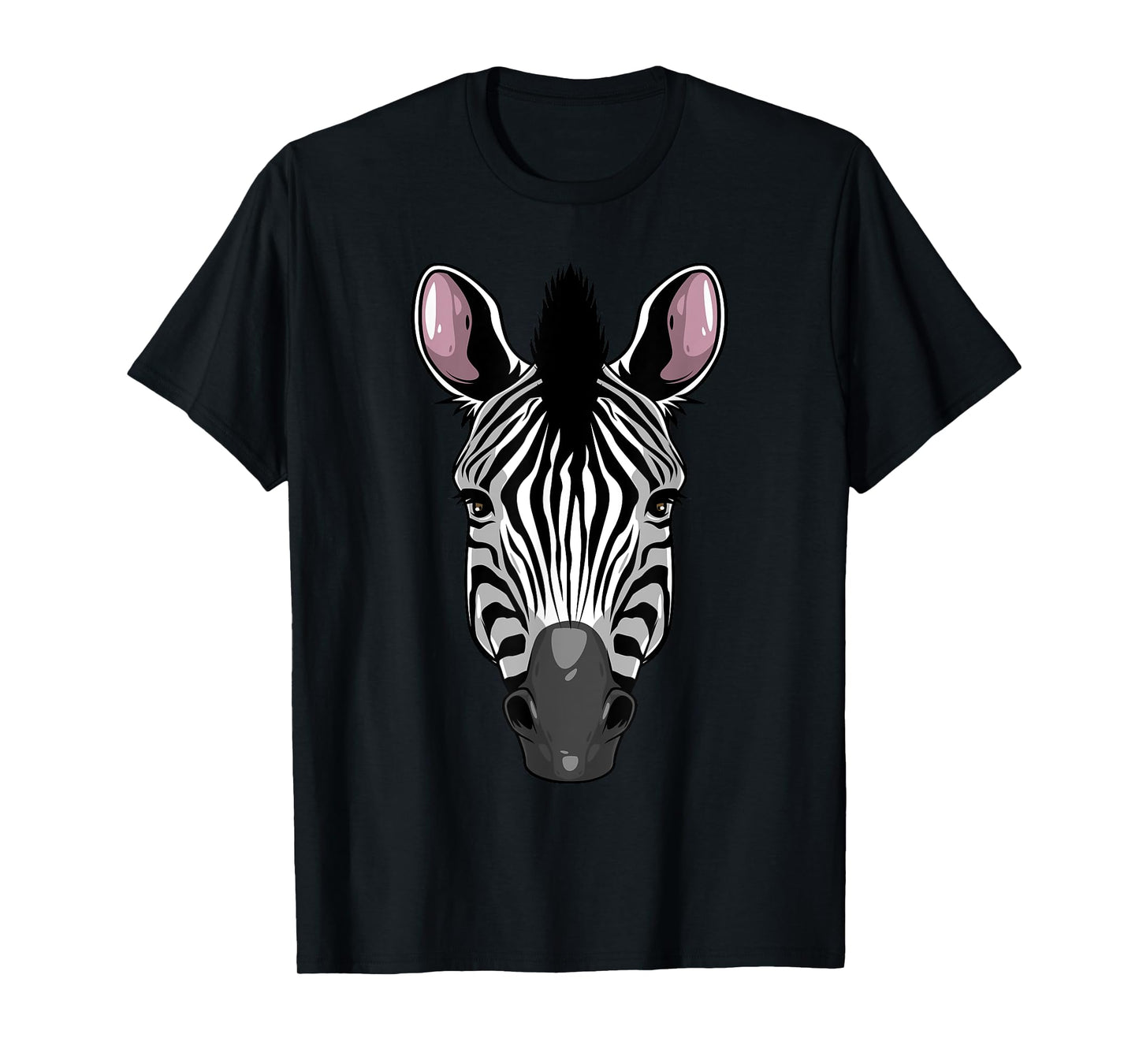 Funny Zebra Art for Men Women Kids Zebra Animal Print Zebra T-Shirt