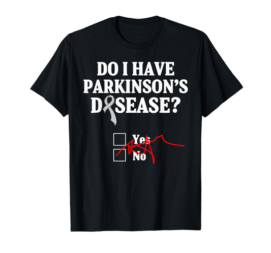 Parkinsons Disease Awareness Yes No Warrior Survivor T-Shirt