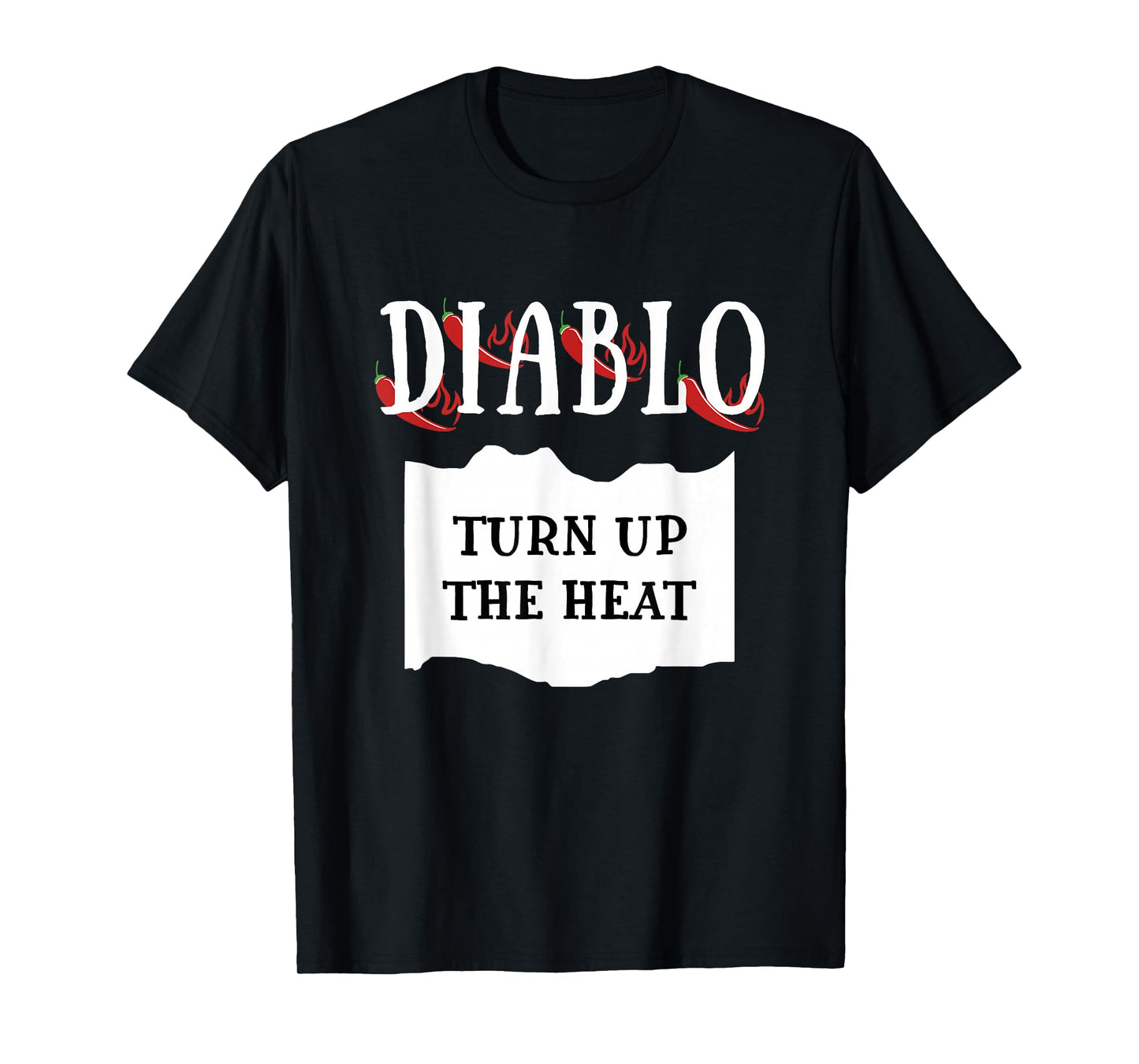 Turn Up The Heat Diablo Hot Sauce Group Costume T-Shirt