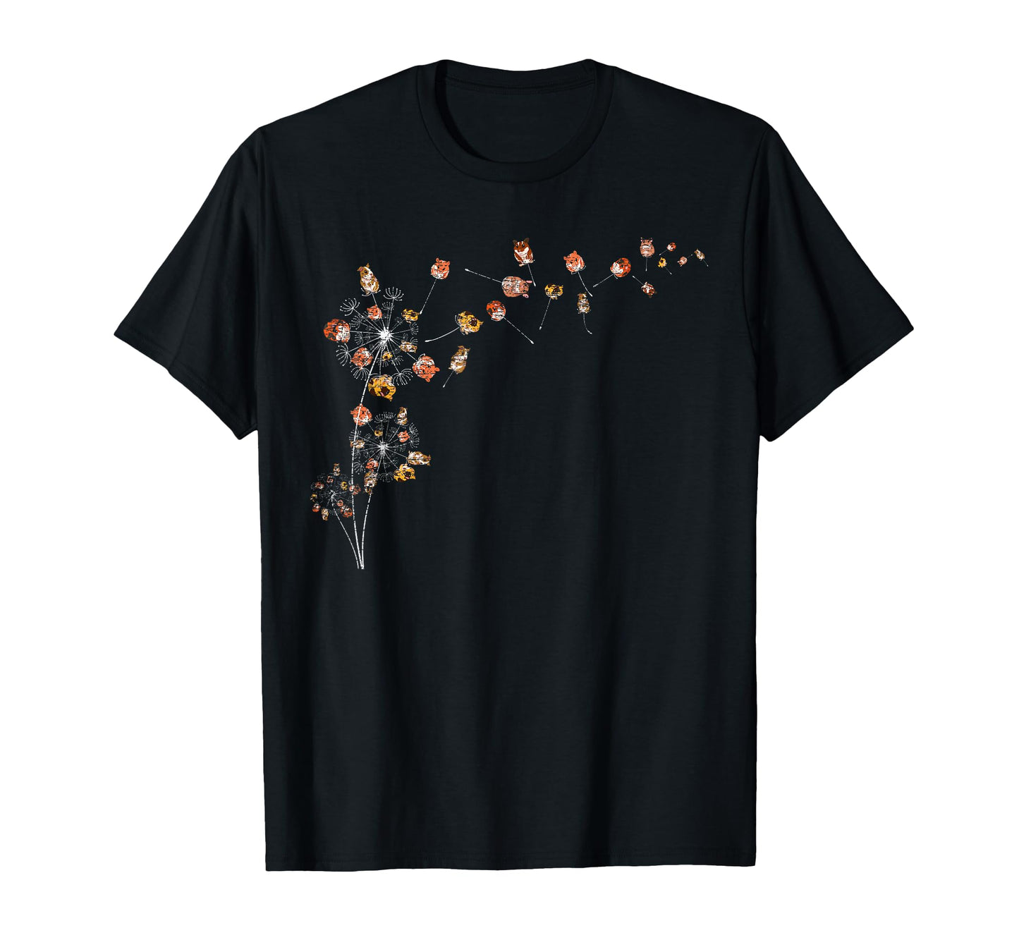 Animal Hamster Owner Dandelion Pet Lover Cute Hamster T-Shirt