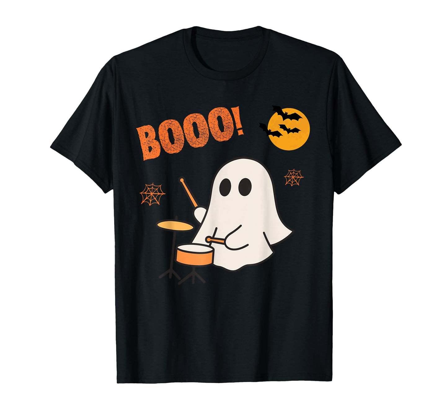Vintage Halloween Spooky Drummer Autism Skeleton Costume T-Shirt