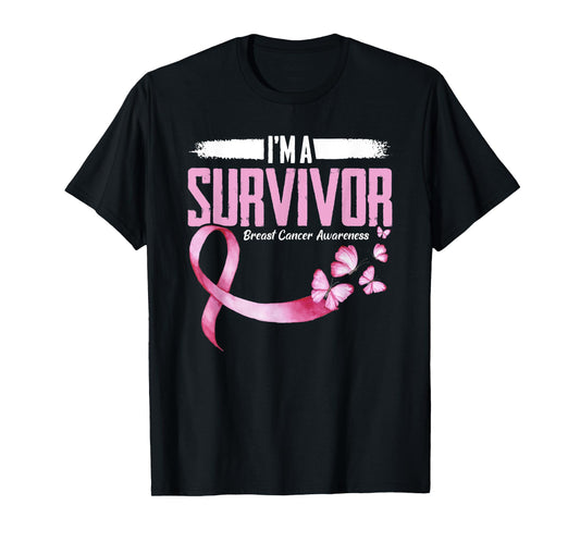 Im A Survivor Breast Cancer Awareness T-Shirt