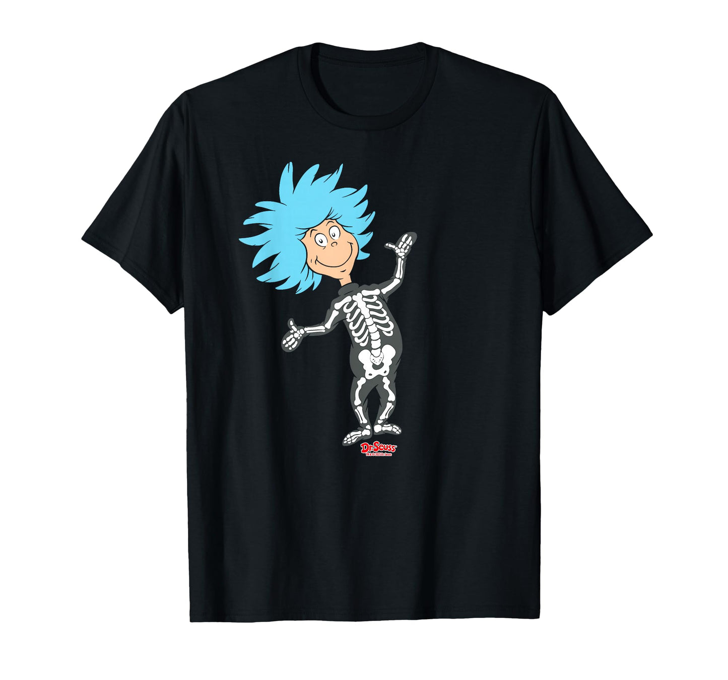 Dr. Seuss Things Skeleton Costume Officially Licensed T-Shirt