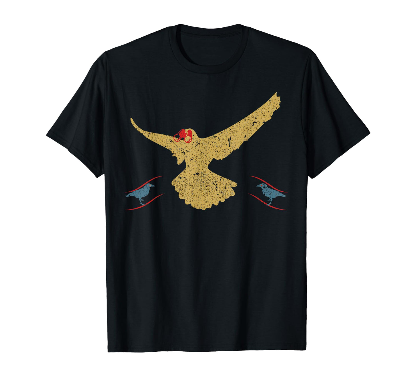 Birds Vintage Funny Birdwatching Birding Retro Bird Watching T-Shirt
