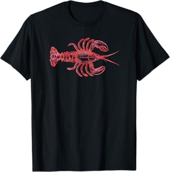 Cute Vintage Lobster Beach Watercolor Design Pool T Shirt Men Women Kids T-Shirt