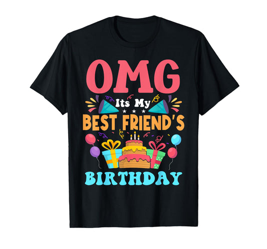 It's My Birthday Best Friend Gift Family Happy Birthday T-Shirt
