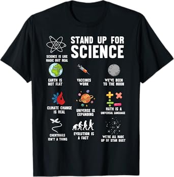 Stand Up For Science - Science - Climate Change T-Shirt