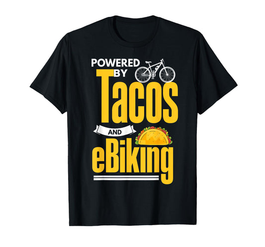 E-Biker Shirt Funny Taco Lover EBike Electric Bike E-Biking T-Shirt