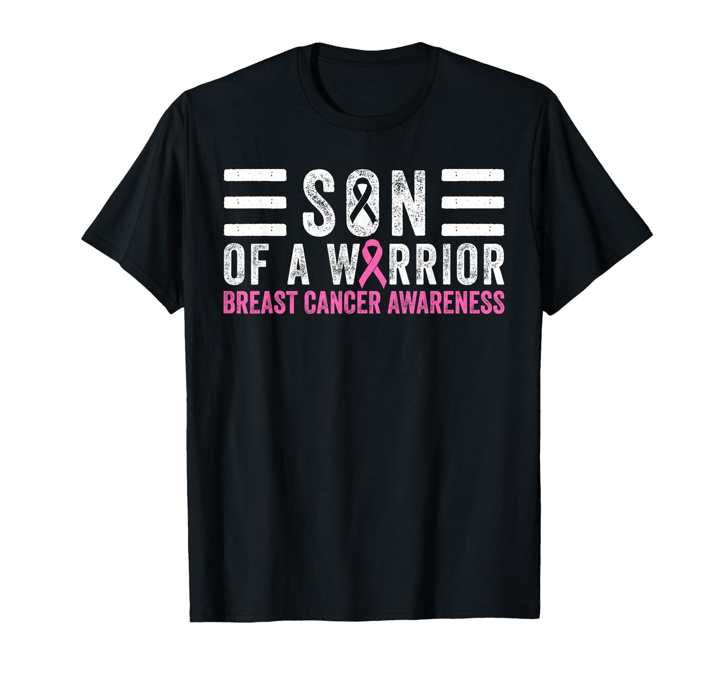 Son of A Warrior Breast Cancer Awareness T-Shirt