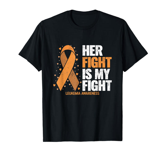 Leukemia Awareness Shirt Her Fight is my fight Leukemia T-Shirt