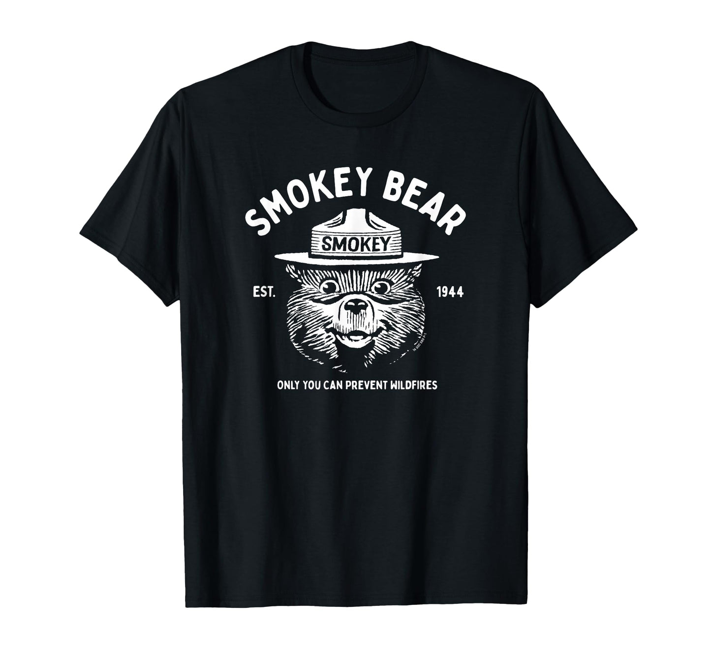 Vintage Smokey Bear Logo Only You Can Prevent Wildfires T-Shirt