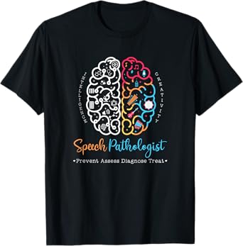Brain of a Speech Pathologist Speech Language Therapy T-Shirt