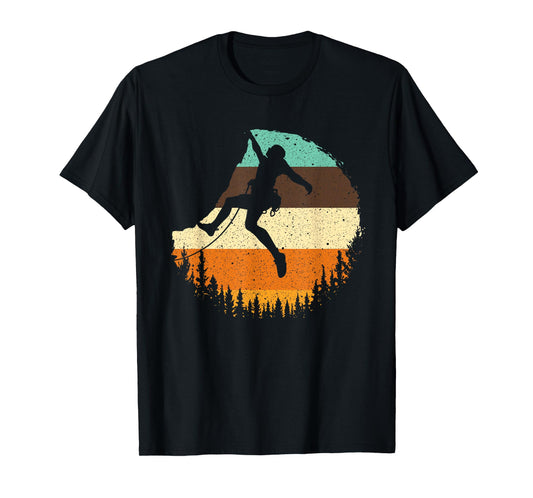 Cool Rock Climbing For Men Women Mountain Climber bouldering T-Shirt