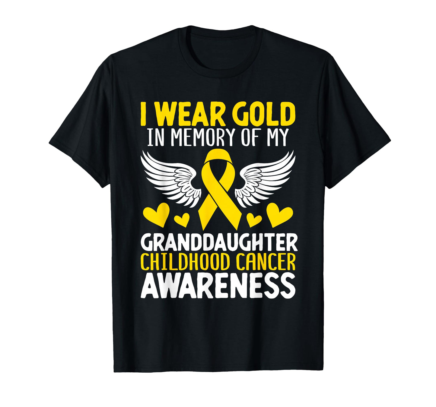 Childhood Cancer Granddaughter Childhood Cancer Awareness T-Shirt